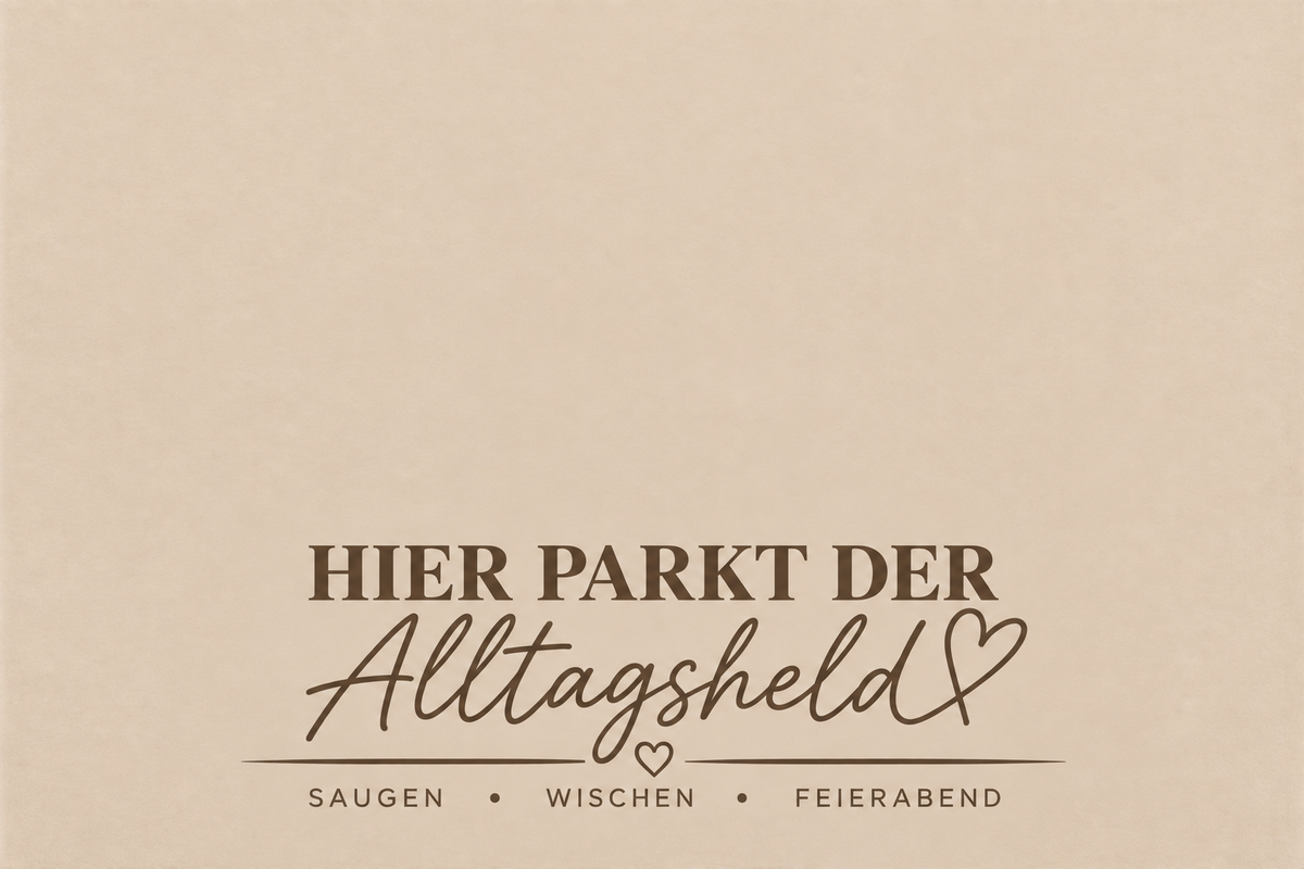 Saugroboter-Matte 40 x 60 cm " Alltagsheld "
