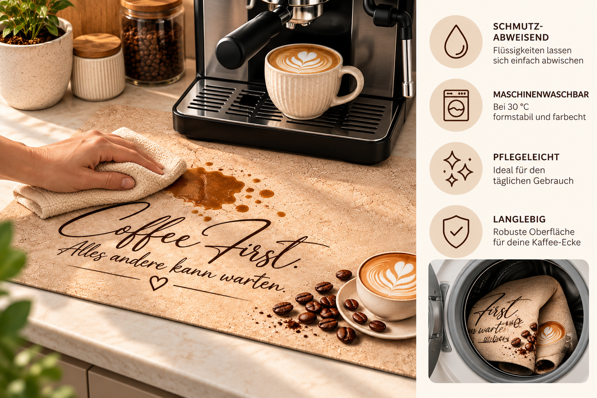 Coffee First - 40 x 60 cm