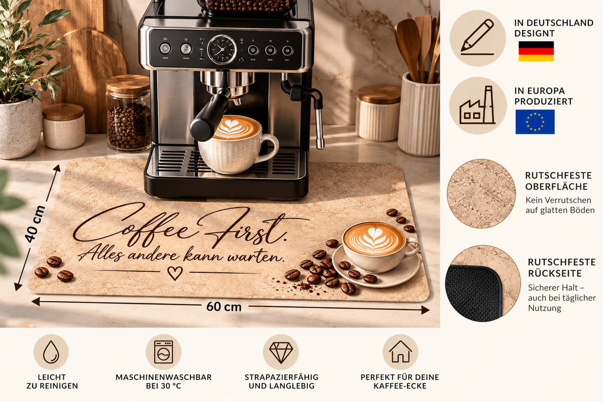 Coffee First - 40 x 60 cm