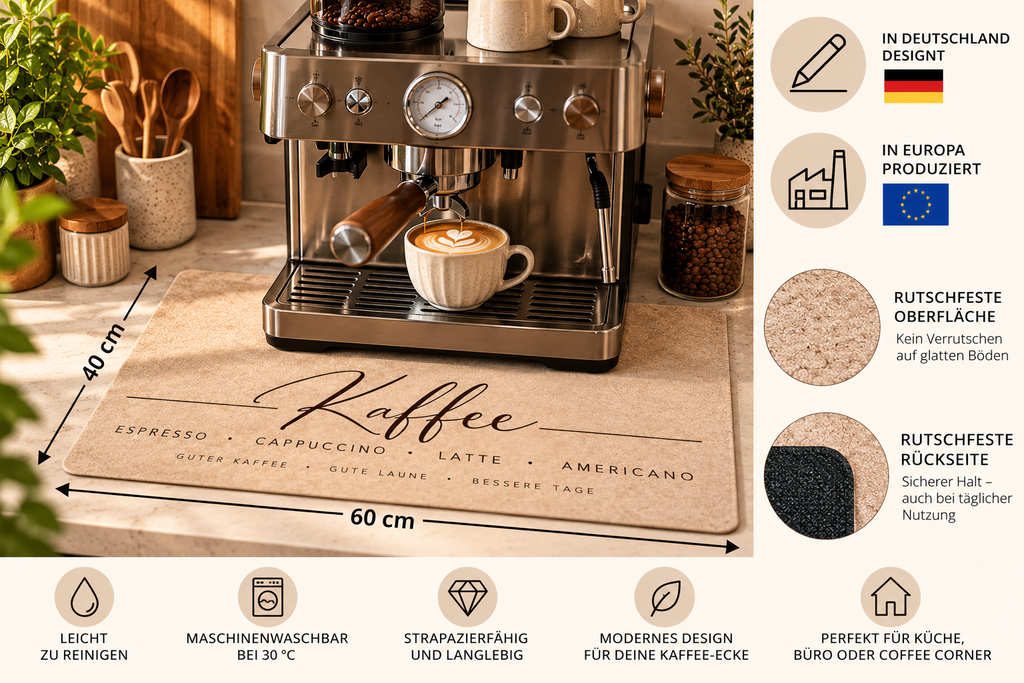 Coffee Station Matte 40 x 60 cm " Kaffee "