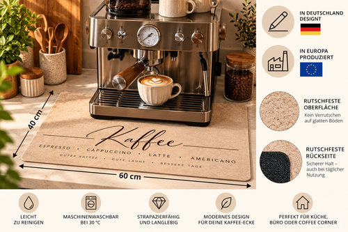 Coffee Station Matte 40 x 60 cm " Kaffee "