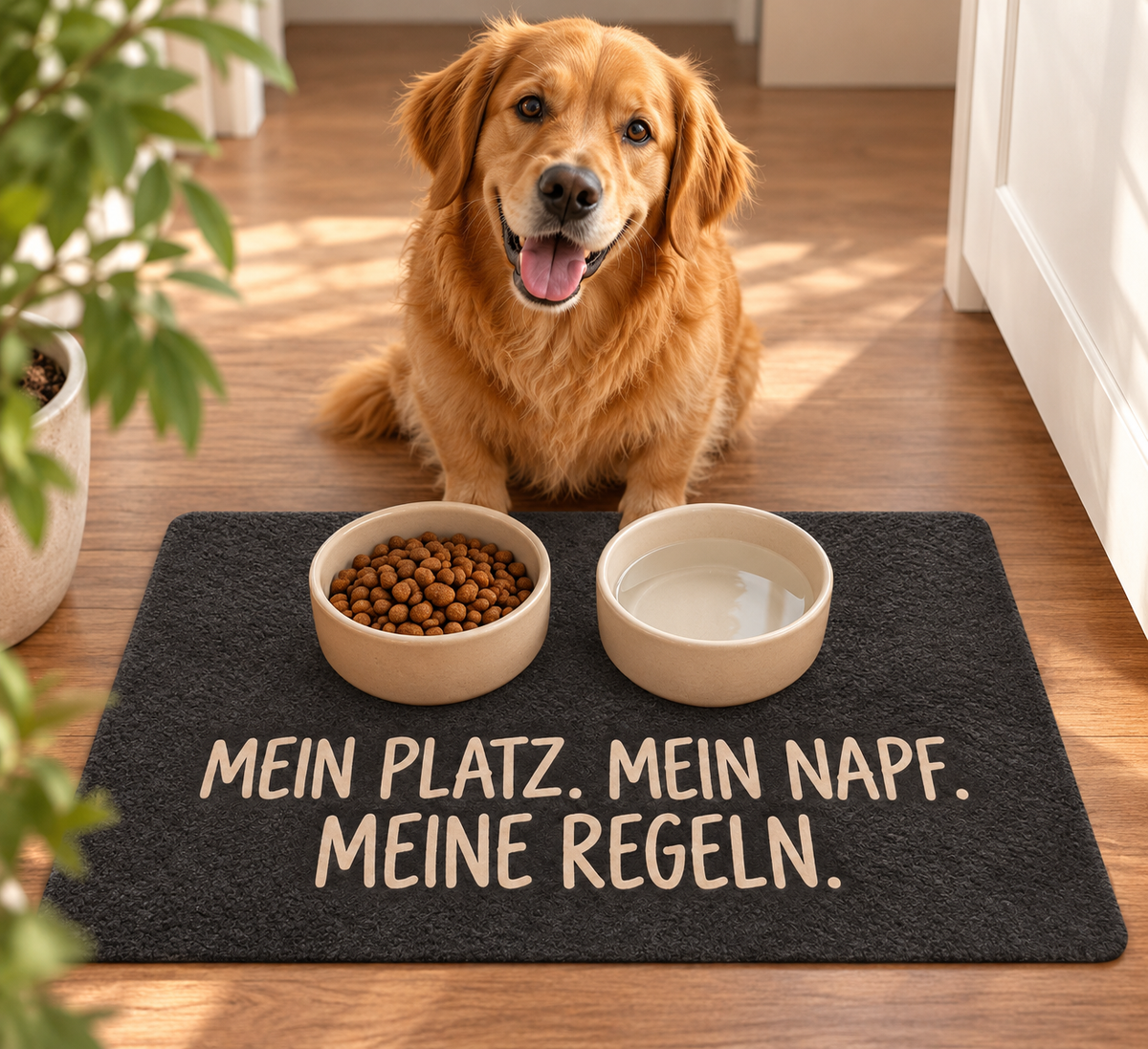 Napfunterlage  40 x 60 cm " Mein Platz "