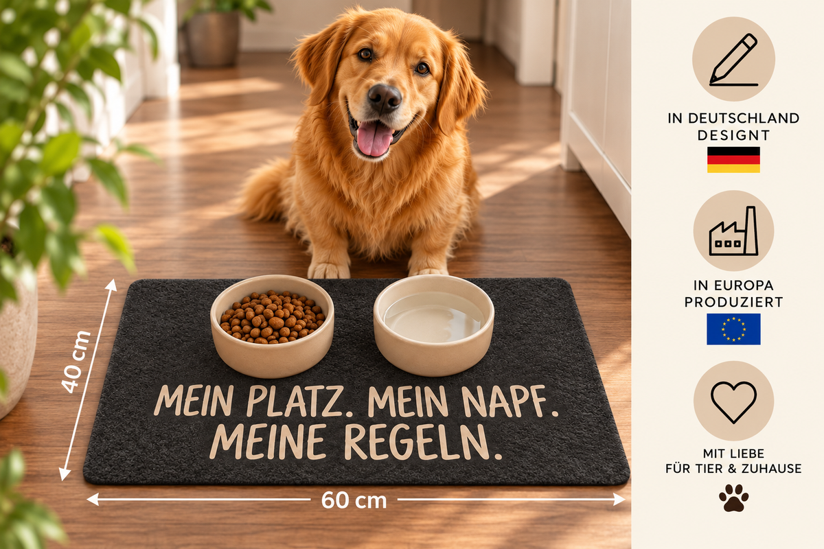 Napfunterlage  40 x 60 cm " Mein Platz "