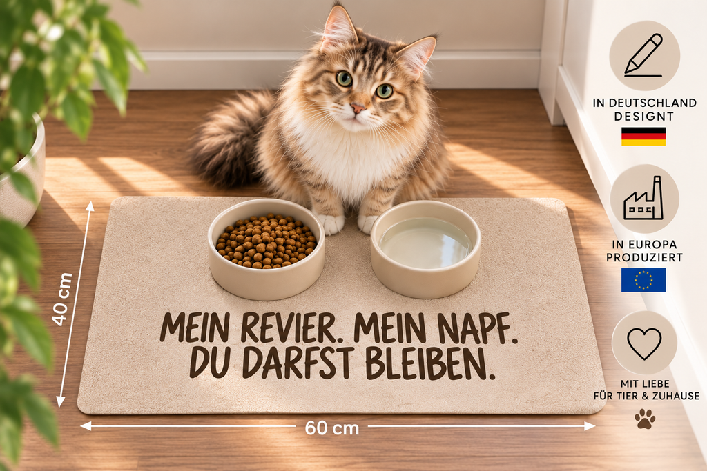 Napfunterlage  40 x 60 cm " Mein Revier "